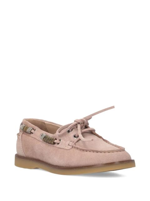 PINKO lace-up suede loafers - zdjęcie produktu nr 2