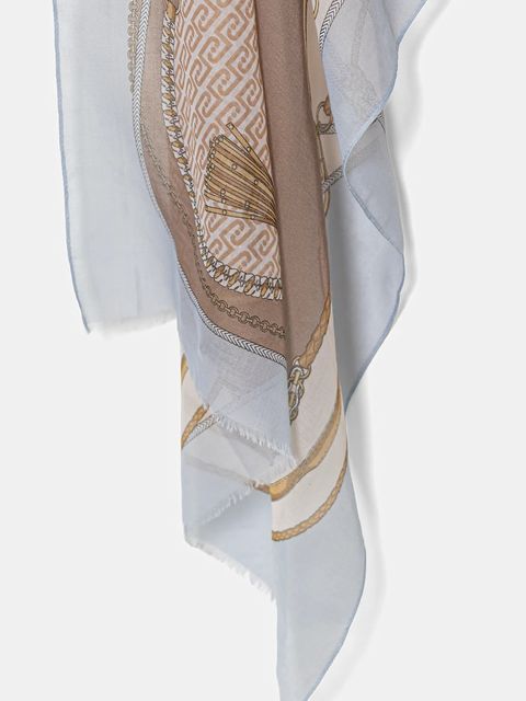 Liu Jo szal damska kolor niebieski wzorzysta 2A6052 T2745