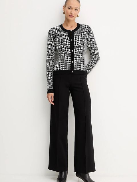 Morgan kardigan damski kolor czarny lekki MSIXTA - zdjęcie produktu nr 2