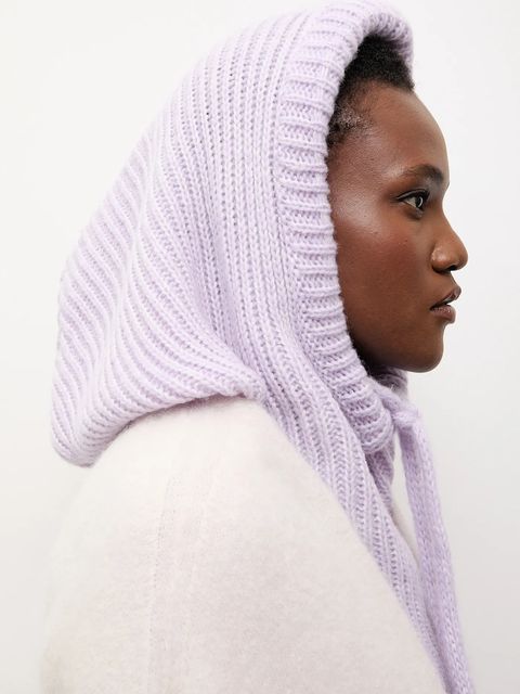 Answear.LAB kominiarka z wełną merino kolor fioletowy - zdjęcie produktu nr 1