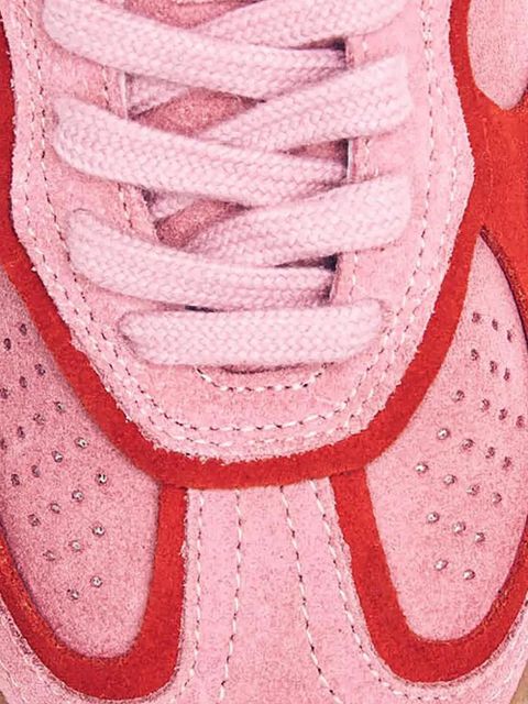 ALOHAS perforated panelled sneakers - Pink