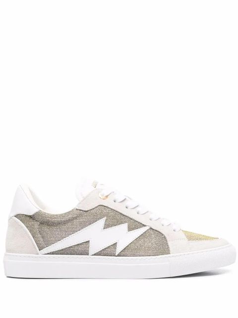 Zadig&Voltaire side logo-patch sneakers - Grey - zdjęcie produktu nr 1