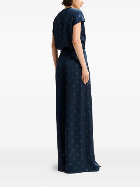 Essentiel Antwerp polka-dot pleated trousers - Blue - zdjęcie produktu nr 2