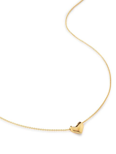 Monica Vinader gold vermeil heart-pendant necklace - zdjęcie produktu nr 1