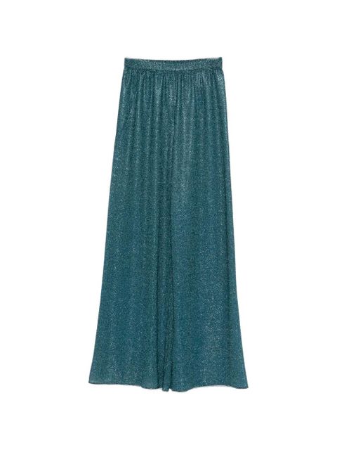Oséree Lumiere metallic trousers - Blue - zdjęcie produktu nr 1