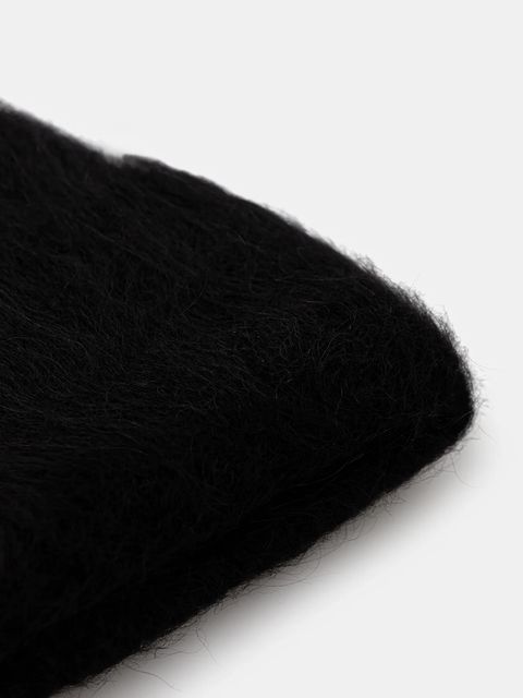 Answear.LAB czapka kaszmirowa kolor czarny