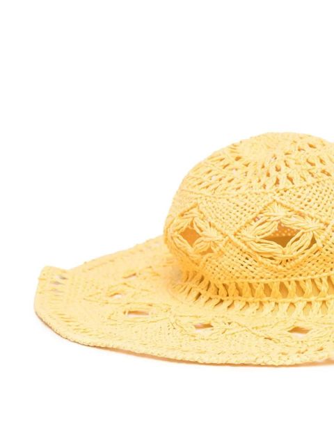 Ruslan Baginskiy woven sun hat - Yellow - zdjęcie produktu nr 2