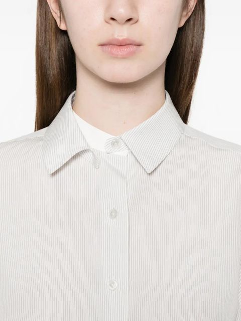 The Row Fiora striped shirt - White
