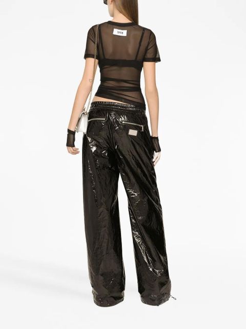 Dolce & Gabbana 1998 Madonna mesh T-shirt - Black