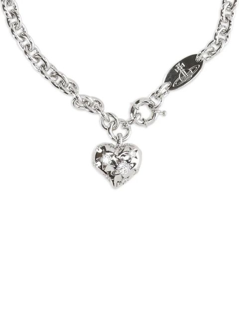 Vivienne Westwood Lee heart-charm necklace - Silver - zdjęcie produktu nr 2