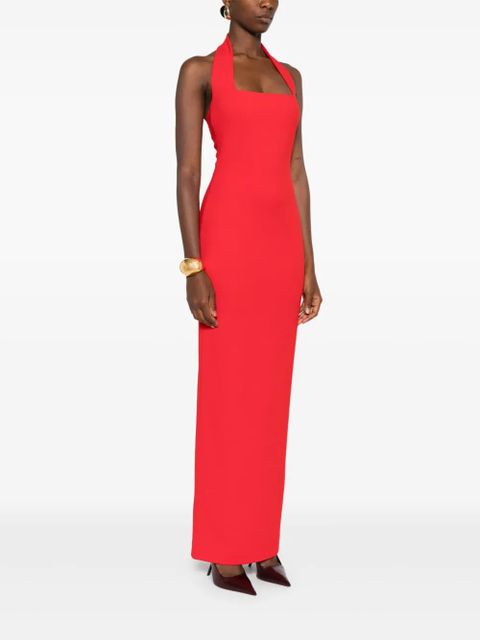 Solace London Ilona maxi dress - Red