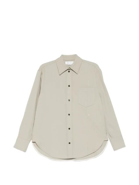 Victoria Beckham patch-pocket shirt - Green - zdjęcie produktu nr 1
