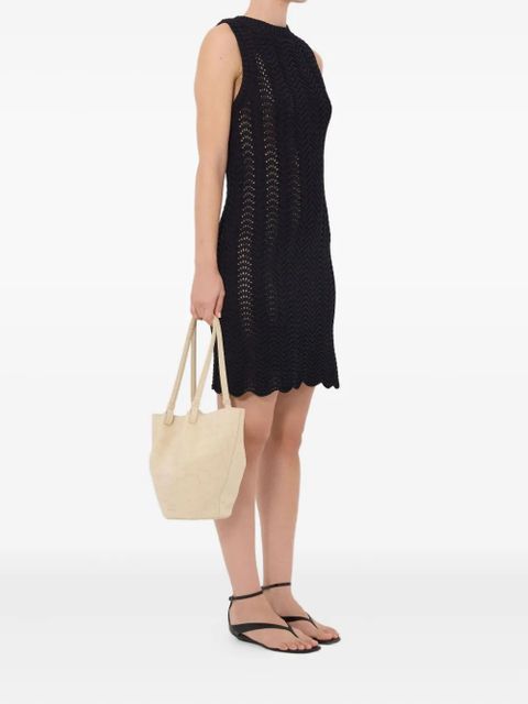 LouLou de Saison Yoko sleeveless mini dress - Black