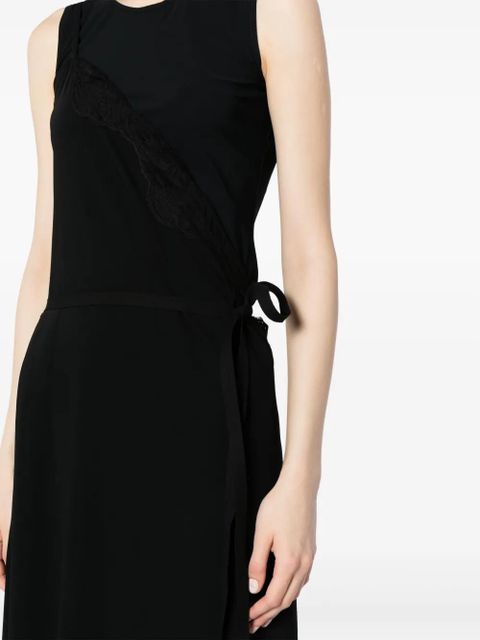 MM6 Maison Margiela lace-detail maxi dress - Black - zdjęcie produktu nr 2