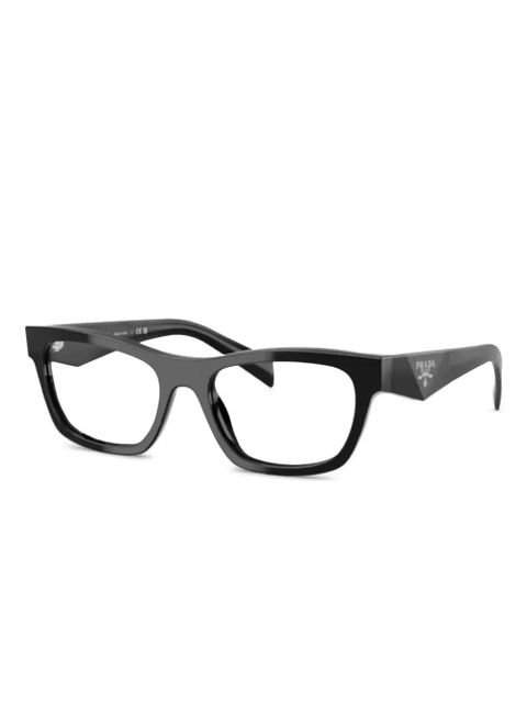 Prada Eyewear logo-print glasses - Black - zdjęcie produktu nr 1