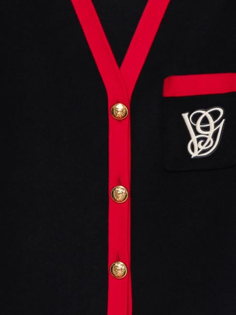 Valentino Garavani chest-pocket cardigan - Blue