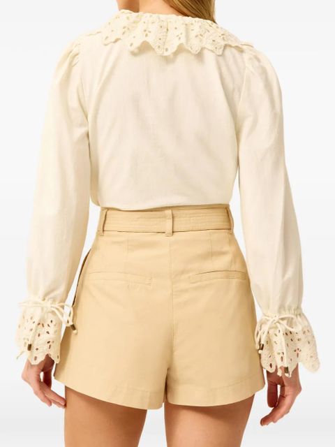 Marie Oliver Eden ruffled blouse - Neutrals