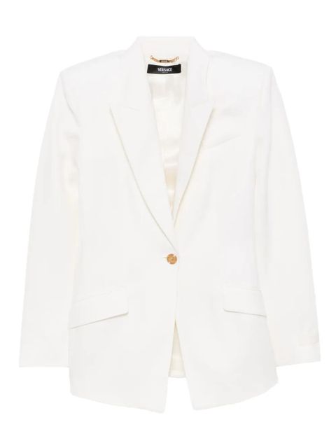 Versace wool single-breasted blazer - Neutrals - zdjęcie produktu nr 1