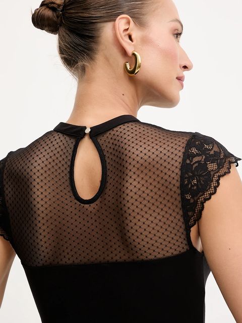 Morgan t-shirt damskie kolor czarny DODO