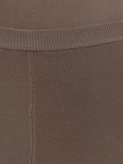 ENTIRE STUDIOS ribbed shorts - Brown