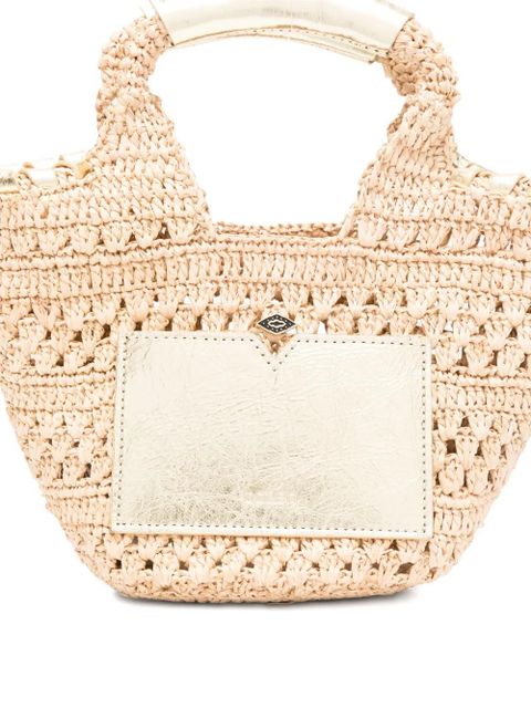 Ba&Sh Ara Ara crochet tote bag - Neutrals