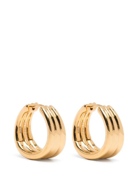 Missoma Savi triple ridge hoops earrings - Gold - zdjęcie produktu nr 1