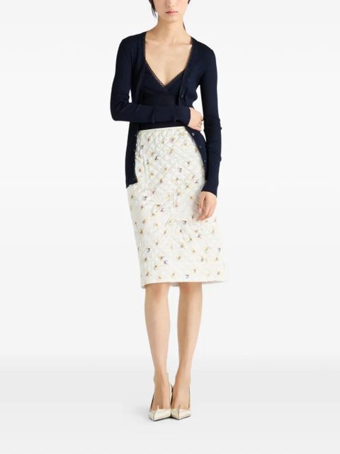 Prada cotton cardigan - Blue - zdjęcie produktu nr 2