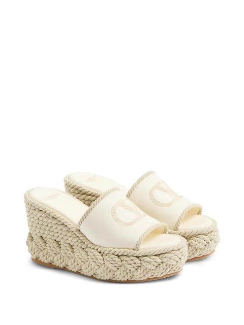 Valentino Garavani VLogo Torchon sandals - Neutrals - zdjęcie produktu nr 2