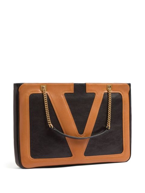 Valentino Garavani medium Viva Superstar leather tote bag - Black