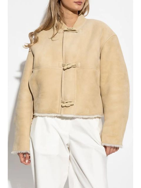 Jacquemus Telo cropped jacket - Neutrals