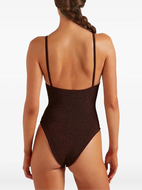 Hunza G Mia swimsuit - Brown