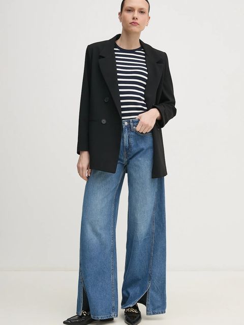 Pepe Jeans jeansy WIDE LEG JEANS MW SLIT - zdjęcie produktu nr 2