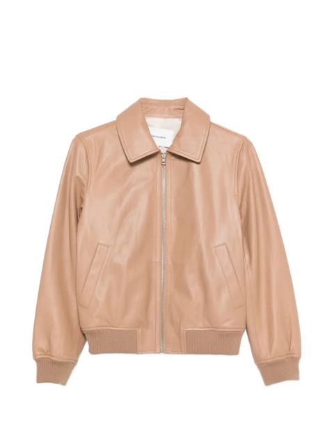 Yves Salomon zip-up lambskin jacket - Neutrals - zdjęcie produktu nr 1