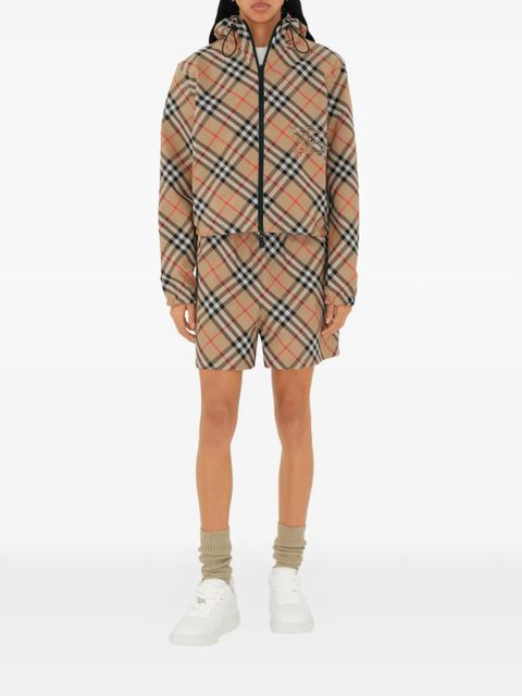 Burberry cropped reversible Check jacket - Neutrals - zdjęcie produktu nr 2