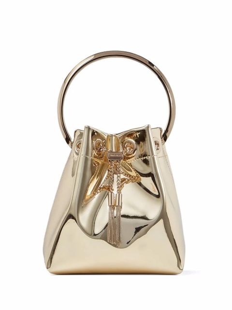 Jimmy Choo Bon Bon metallic bucket bag - Gold - zdjęcie produktu nr 1