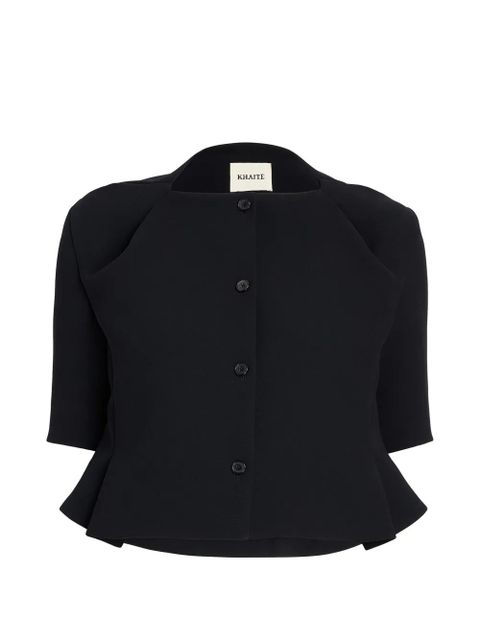 KHAITE Franc jacket - Black - zdjęcie produktu nr 1