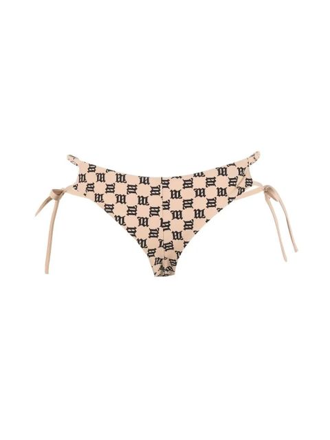 MISBHV monogram-pattern bikini bottoms - Neutrals - zdjęcie produktu nr 2