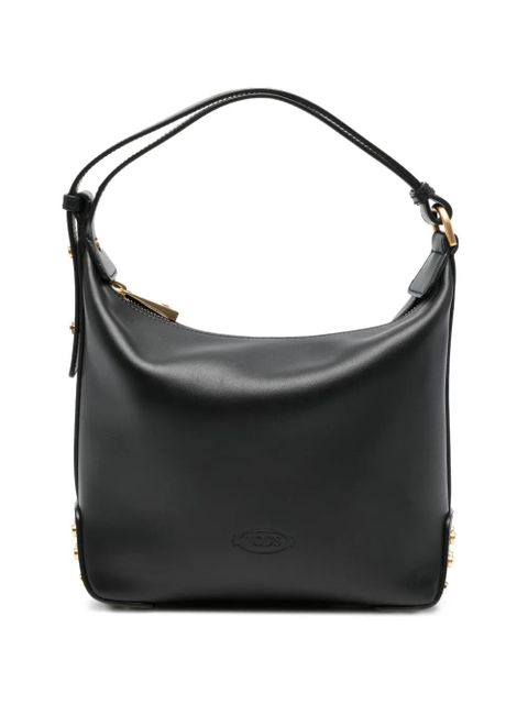Tod's stud-embellishment leather tote bag - Black - zdjęcie produktu nr 1