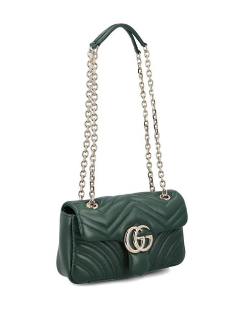 Gucci small GG Marmont shoulder bag - Green