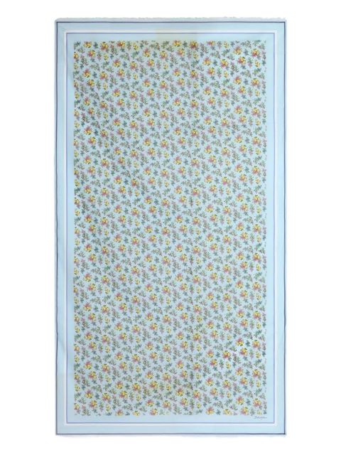 Dolce & Gabbana floral-print sarong - Blue - zdjęcie produktu nr 1