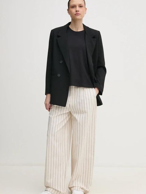 Tommy Hilfiger t-shirt bawełniany damski kolor czarny WW0WW44544