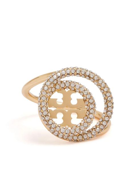 Tory Burch Miller crystal-embellished ring - Gold - zdjęcie produktu nr 1