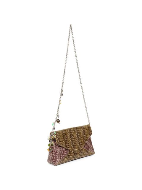 DRIES VAN NOTEN large envelope leather shoulder bag - Brown