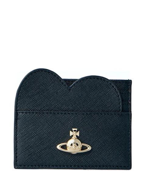 Vivienne Westwood heart-motif card holder - Black - zdjęcie produktu nr 1