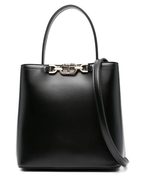 TWINSET chain-link bucket bag - Black - zdjęcie produktu nr 1