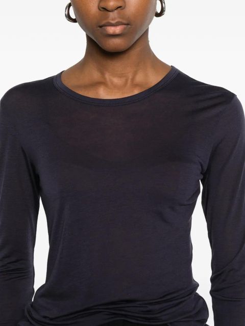 ANINE BING Sylvie long-sleeve T-shirt - Blue