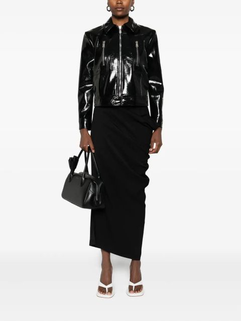 Coperni zip-front jacket - Black