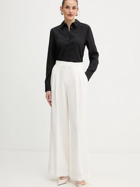 Guess koszula damska kolor czarny regular z kołnierzykiem klasycznym W5BH80 W2982 - zdjęcie produktu nr 2