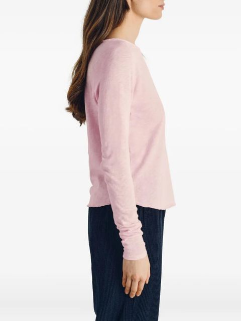 American Vintage Sonoma long-sleeve T-shirt - Pink