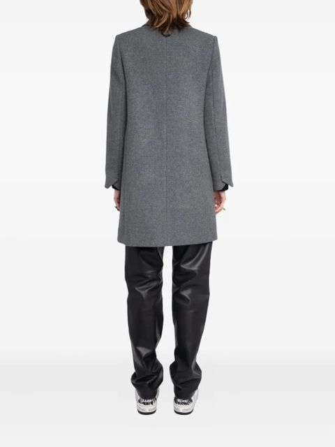 Zadig&Voltaire single-button coat - Grey